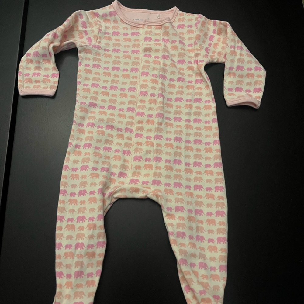 Simply Magnetic Me organic cotton footie pajamas